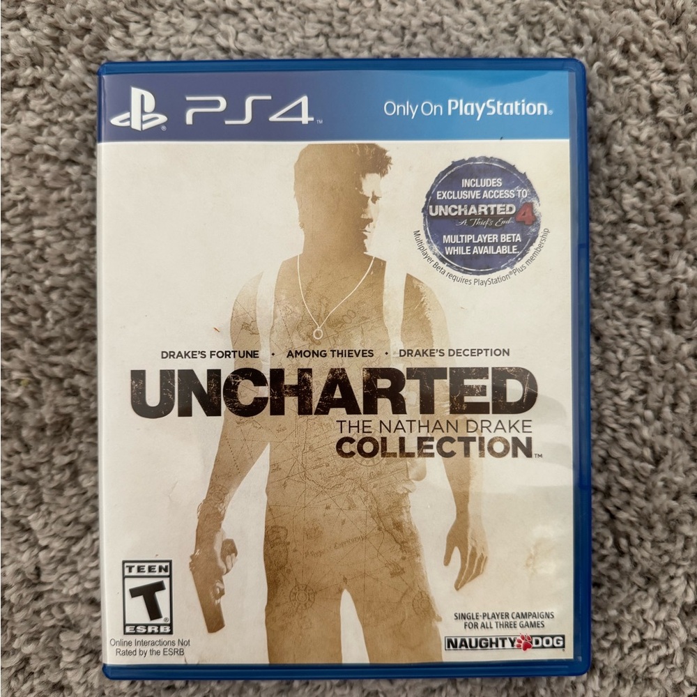 Uncharted: The Nathan Drake Collection for PS4 - Blue Case